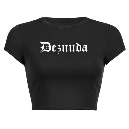 Limited Edition Deznuda Cropped Tee – Free Gift - Deznuda